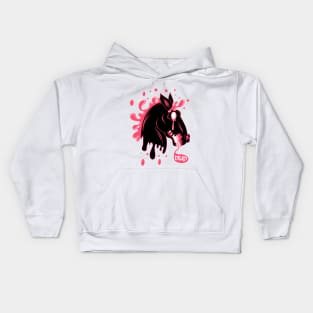 dead black horse Kids Hoodie